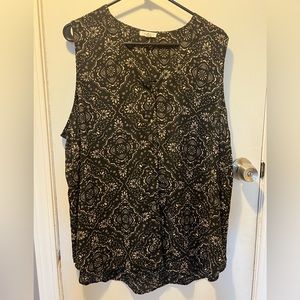 Black dressy blouse, EUC